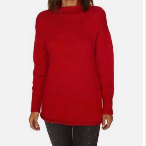 Mark Shale 100% Cashmere Women Sz M Turtleneck Sweater - Picture 1 of 8